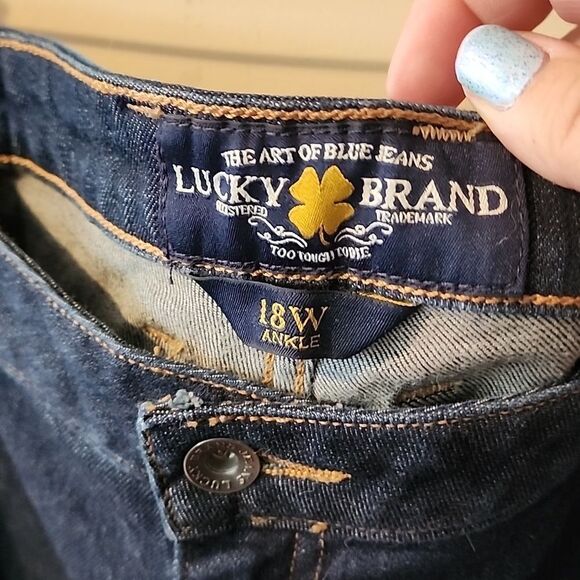 Lucky brand ginger skinny Size 18W ankle - Picture 4 of 6